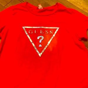 Guess Red crop